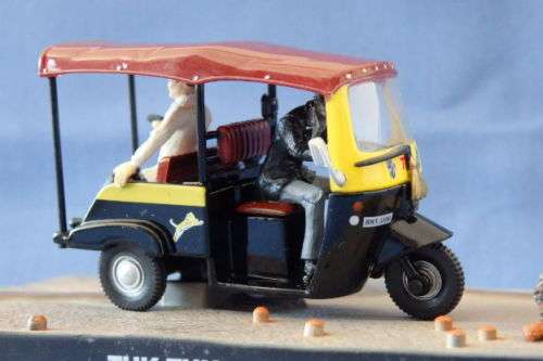 An awesome James Bond 007 "Tuk Tuk'' die cast model car from the movie "Octopussy''