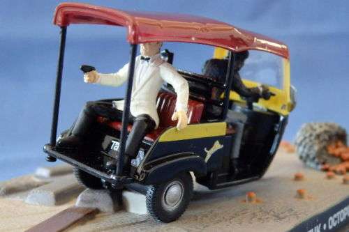 An awesome James Bond 007 "Tuk Tuk'' die cast model car from the movie "Octopussy''