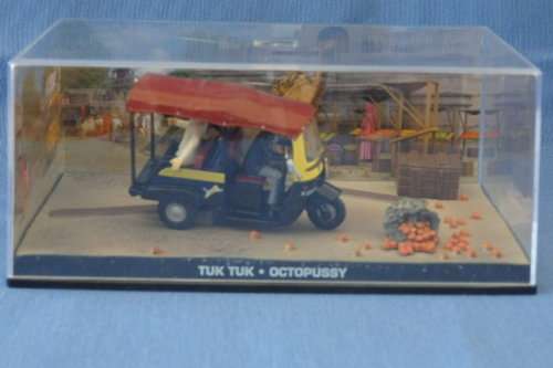 An awesome James Bond 007 "Tuk Tuk'' die cast model car from the movie "Octopussy''