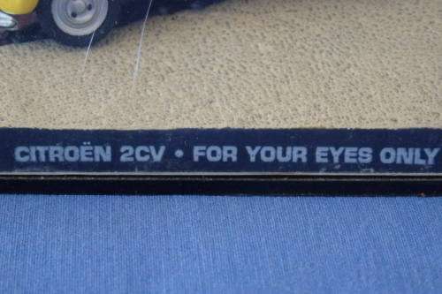 An awesome James Bond 007 "Citroen 2CV'' die cast model car from the movie "For your eyes only''