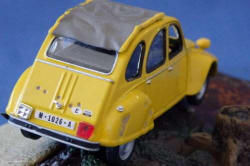 An awesome James Bond 007 "Citroen 2CV'' die cast model car from the movie "For your eyes only''