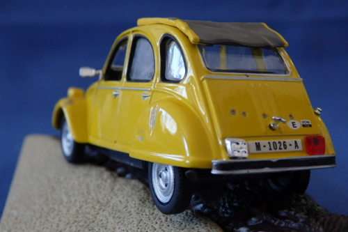 An awesome James Bond 007 "Citroen 2CV'' die cast model car from the movie "For your eyes only''