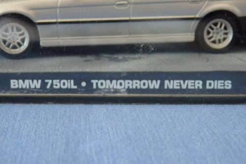 An awesome James Bond 007 "BMW 750iL'' die cast model car from the movie "Tomorrow Never Dies''
