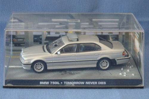An awesome James Bond 007 "BMW 750iL'' die cast model car from the movie "Tomorrow Never Dies''
