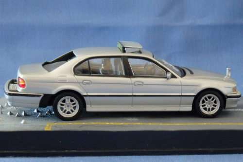 An awesome James Bond 007 "BMW 750iL'' die cast model car from the movie "Tomorrow Never Dies''