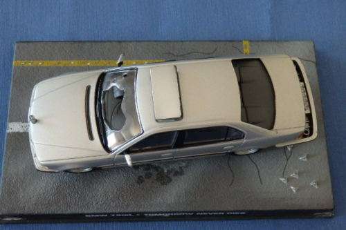 An awesome James Bond 007 "BMW 750iL'' die cast model car from the movie "Tomorrow Never Dies''
