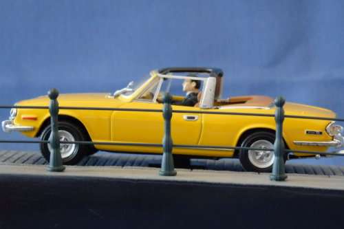 An awesome James Bond 007 "Triumph Stag'' die cast model car from the movie "Diamonds are forever''