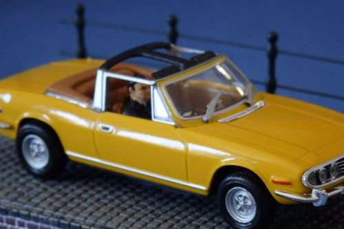 An awesome James Bond 007 "Triumph Stag'' die cast model car from the movie "Diamonds are forever''