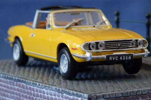 An awesome James Bond 007 "Triumph Stag'' die cast model car from the movie "Diamonds are forever''