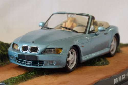 An awesome James Bond 007 "BMW Z3'' die cast model car from the movie "Goldeneye''