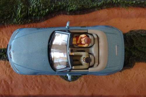 An awesome James Bond 007 "BMW Z3'' die cast model car from the movie "Goldeneye''