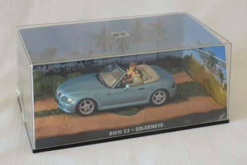 An awesome James Bond 007 "BMW Z3'' die cast model car from the movie "Goldeneye''