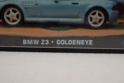 An awesome James Bond 007 "BMW Z3'' die cast model car from the movie "Goldeneye''