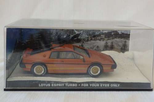 An awesome James Bond 007 "Lotus Esprit Turbo'' die cast model from the movie "For your eyes only''