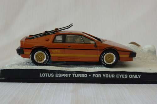 An awesome James Bond 007 "Lotus Esprit Turbo'' die cast model from the movie "For your eyes only''