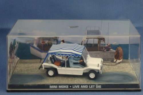 An awesome James Bond 007 "Mini Moke'' die cast model car from the movie "Live and let die''