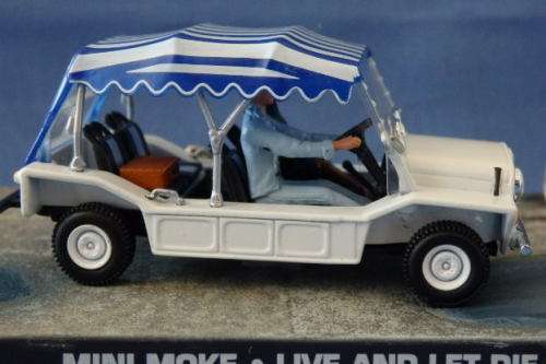 An awesome James Bond 007 "Mini Moke'' die cast model car from the movie "Live and let die''