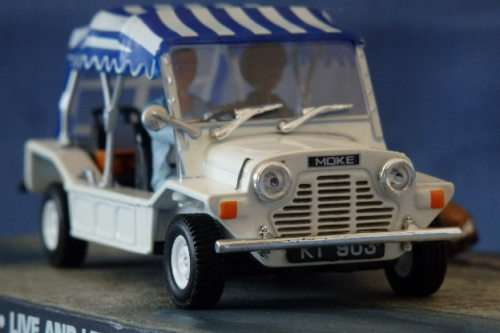 An awesome James Bond 007 "Mini Moke'' die cast model car from the movie "Live and let die''