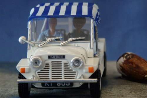 An awesome James Bond 007 "Mini Moke'' die cast model car from the movie "Live and let die''