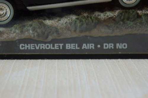 An awesome James Bond 007 "Chevrolet Bel Air'' die cast model car from the movie "Dr. No''