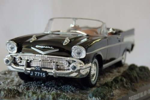 An awesome James Bond 007 "Chevrolet Bel Air'' die cast model car from the movie "Dr. No''