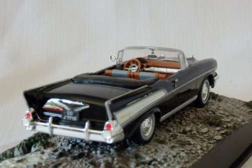 An awesome James Bond 007 "Chevrolet Bel Air'' die cast model car from the movie "Dr. No''