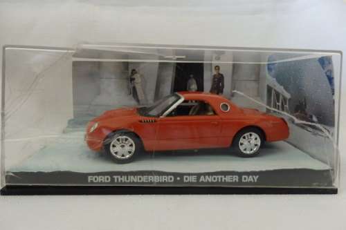 An awesome James Bond 007 "Ford Thunderbird'' die cast model car from the movie "Die another day''
