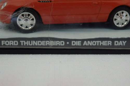 An awesome James Bond 007 "Ford Thunderbird'' die cast model car from the movie "Die another day''