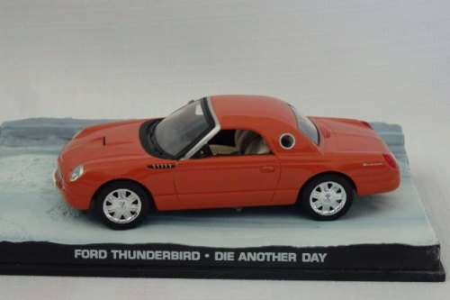 An awesome James Bond 007 "Ford Thunderbird'' die cast model car from the movie "Die another day''