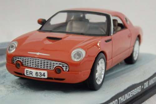 An awesome James Bond 007 "Ford Thunderbird'' die cast model car from the movie "Die another day''