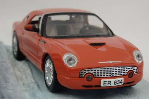 An awesome James Bond 007 "Ford Thunderbird'' die cast model car from the movie "Die another day''