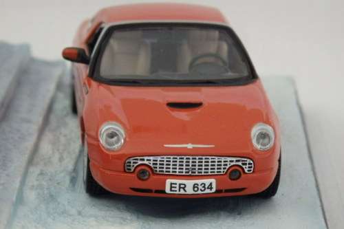 An awesome James Bond 007 "Ford Thunderbird'' die cast model car from the movie "Die another day''