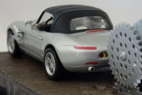 An awesome James Bond 007 "BMW Z8'' die cast model car from the movie "The world is not enough''