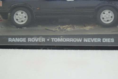 An awesome James Bond 007 "Range Rover'' die cast model car from the movie "Tomorrow never dies''