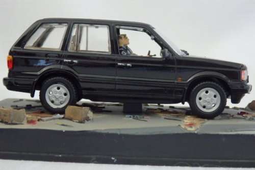 An awesome James Bond 007 "Range Rover'' die cast model car from the movie "Tomorrow never dies''