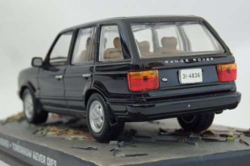 An awesome James Bond 007 "Range Rover'' die cast model car from the movie "Tomorrow never dies''