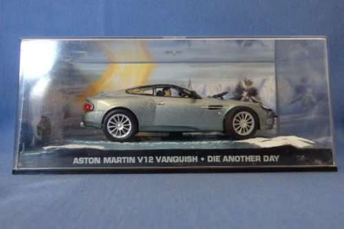 James Bond 007 "Aston Martin V12 Vanquish'' die cast model car from the movie "Die another day''