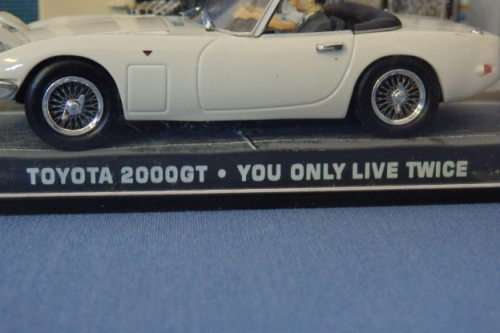 An awesome James Bond 007 "Toyota 2000 GT'' die cast model car from the movie "You only live twice''