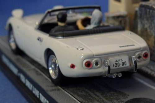 An awesome James Bond 007 "Toyota 2000 GT'' die cast model car from the movie "You only live twice''