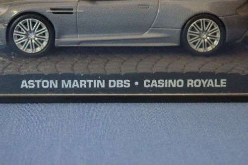 An awesome James Bond 007 "Aston Martin DBS'' die cast model car from the movie "Casino Royale''