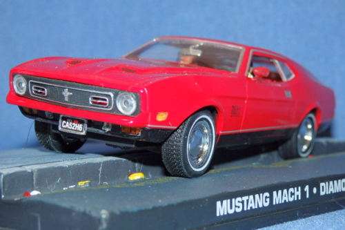 An awesome James Bond 007 "Mustang Mach 1'' die cast model from the movie "Diamonds are forever''