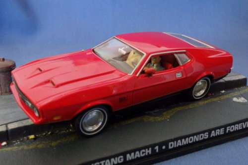An awesome James Bond 007 "Mustang Mach 1'' die cast model from the movie "Diamonds are forever''