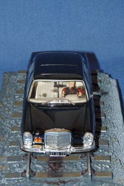 An awesome James Bond 007 "Mercedes Benz 250 SE'' die cast model car from the movie "Octopussy''