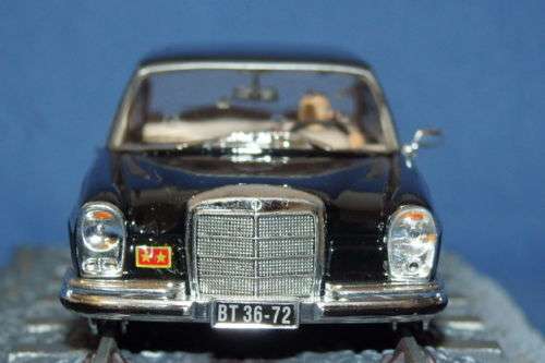 An awesome James Bond 007 "Mercedes Benz 250 SE'' die cast model car from the movie "Octopussy''