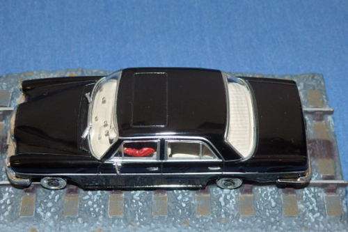An awesome James Bond 007 "Mercedes Benz 250 SE'' die cast model car from the movie "Octopussy''