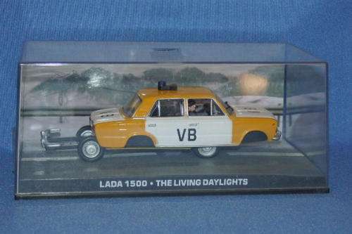 An awesome James Bond 007 "Lada 1500'' die cast model car from the movie "The living daylights''