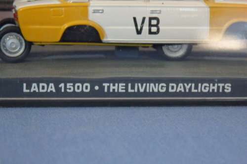 An awesome James Bond 007 "Lada 1500'' die cast model car from the movie "The living daylights''