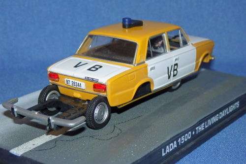 An awesome James Bond 007 "Lada 1500'' die cast model car from the movie "The living daylights''