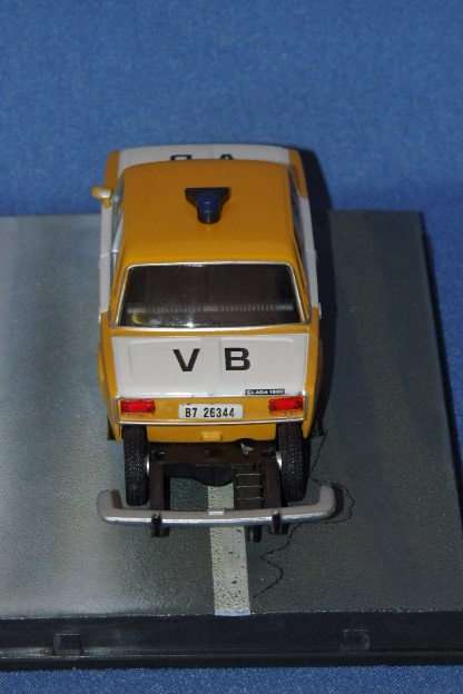 An awesome James Bond 007 "Lada 1500'' die cast model car from the movie "The living daylights''