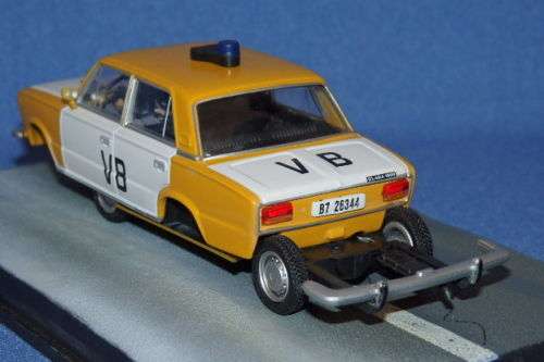 An awesome James Bond 007 "Lada 1500'' die cast model car from the movie "The living daylights''
